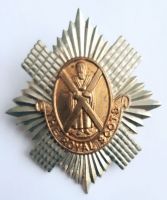 Scottish. 1st Foot or the Royal Scots Regiment of Foot Victorian OR’s glengarry badge