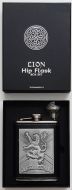 Lion Hip Flask Box Set