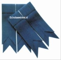 Blue Ancient Plain Coloured Garter, Flashes