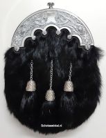 Mink Dress Sporran D2, Three tassel